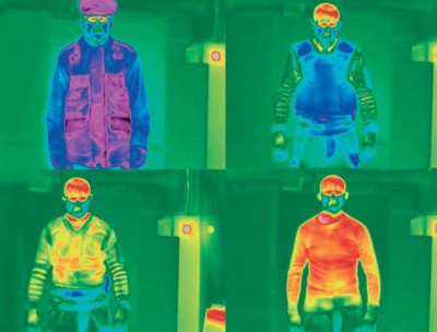 防寒服熱成像對(duì)比 防寒服熱成像對(duì)比